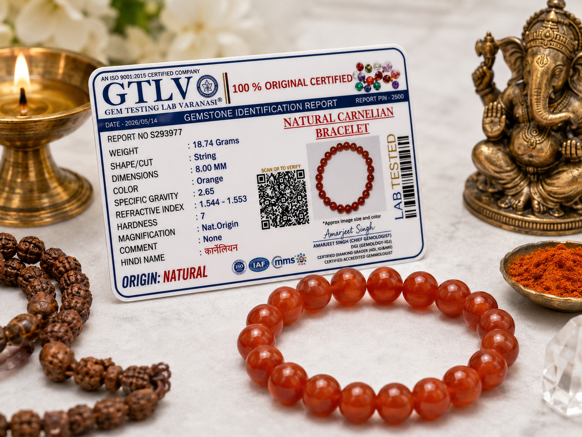 Natural Carnelian Bracelet | Energy, Confidence & Motivation Crystal Bracelet