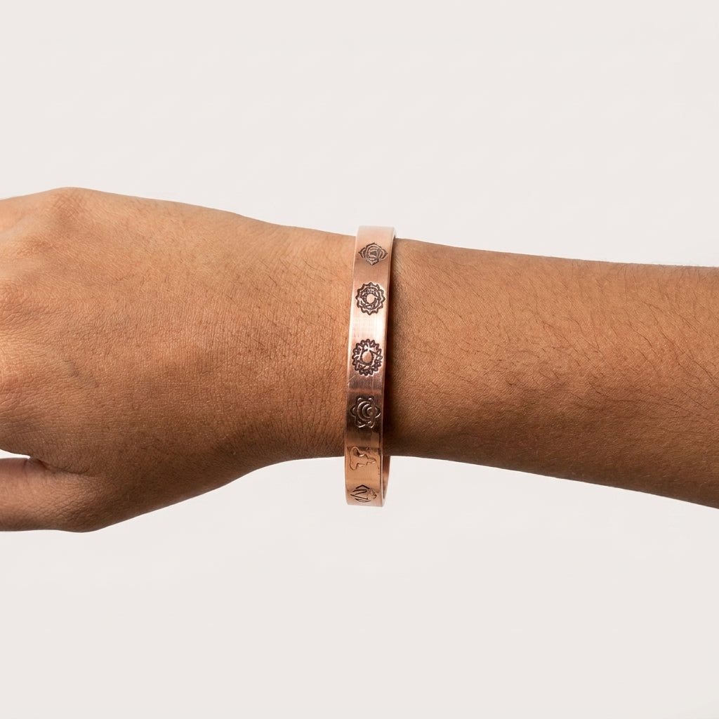 Pure Copper Kada Design | Traditional Copper Bracelet for Wellness & Everyday Wear