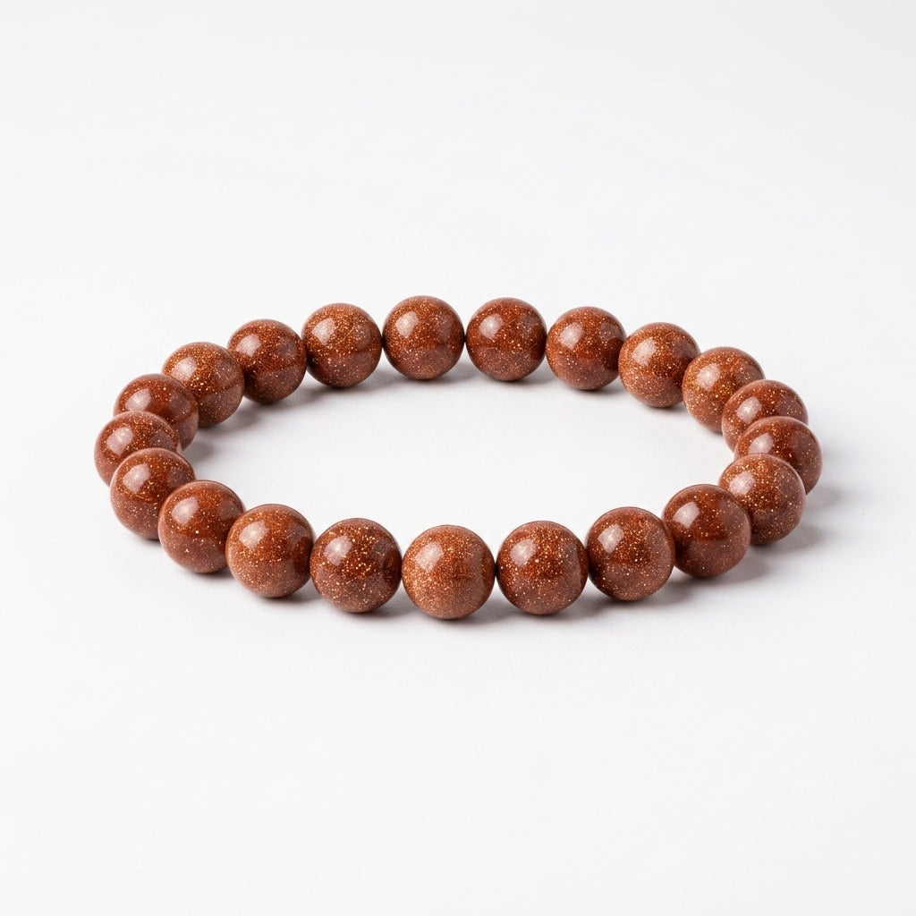 Natural Sunstone Bracelet | Confidence, Leadership & Positive Energy Crystal Bracelet