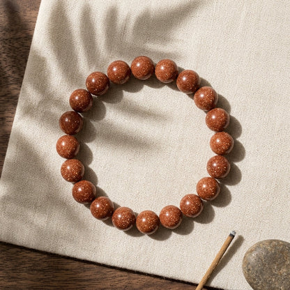 Natural Sunstone Bracelet | Confidence, Leadership & Positive Energy Crystal Bracelet