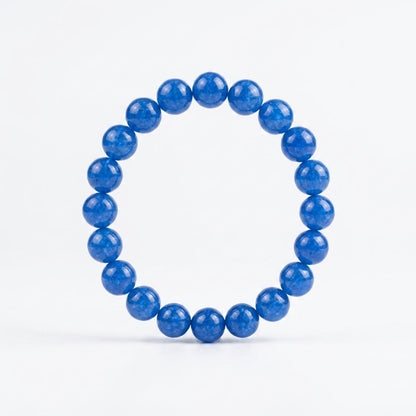 Natural Blue Haqio Bracelet | Communication, Confidence & Inner Peace Crystal Bracelet